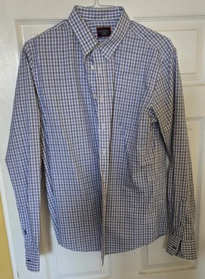 UNTUCKit Men's Large Tall Slim Wrinkle Free Long Sleeve. Blue. - Image 1 of 3