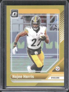 2021 Panini Donruss Optic Football Najee Harris #165 Gold 05/10 - Picture 1 of 2