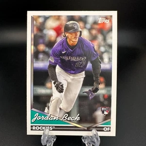 2024 Topps Archives Jordan Beck Rookie #273 Colorado Rockies - Picture 1 of 2