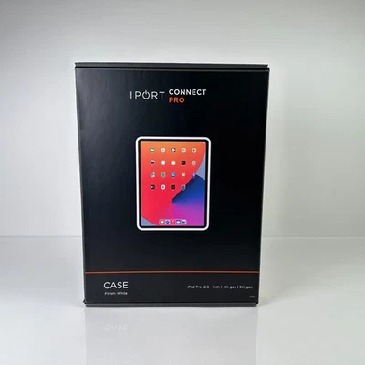 (NEW) iPort Connect Pro 72327 Case for Apple iPad 12.9" 4th and 5th Gen White - Image 1 of 4