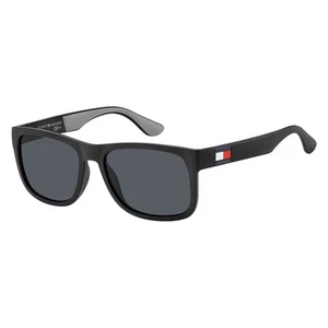 Tommy Hilfiger TH 1556/S 08A_IR Black Grey Plastic Sunglasses Grey Lens - Picture 1 of 3