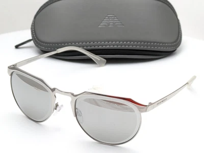 Gafas de sol Emporio Armani EA 2067 3015/6G marcos con lentes espejadas grises para hombre 54 mm Foto 1 de 4