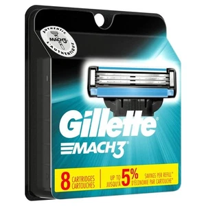 Gillette Mach3 Replacement 8 Cartridges - Picture 1 of 1