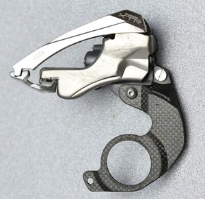 Shimano XTR FD-M952 Bike Front Derailleur E-Type Carbon Top Pull, BB Mount 9spd - Picture 1 of 6