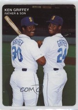 1991 Mother's Cookies Sr/Jr Father & Son Food Issue Ken Griffey Jr #4