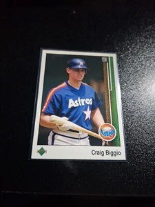 1989 UPPER DECK ROOKIE CARD #273 CRAIG BIGGIO RC HOUSTON ASTROS HOF NRMT-MT L@@K - Picture 1 of 2
