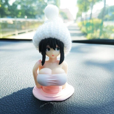 Anime Bobble Oppai Coche Tablero Juguete Bobble Pecho Regalo Manga JDM Coche Accesorio Foto 1 de 4