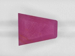 IGI Certified GUINEA Ruby 24.57 Cts Natural Untreated Deep Pink Red Fancy Cut - Picture 1 of 4