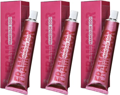 3 件装 Framesi Framcolor 2001 头发颜色 9NC 非常轻酷金发 2 盎司 9 NC — 第 1/1 张图片