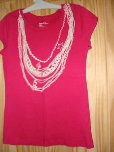 For Girls 8-9 year, brand GAP KIDS trendy TOP Summer SHORT SLEEVES COTTON - Picture 1 of 9