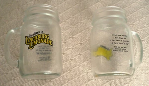 JACK DANIEL'S LYNCHBURG LEMONADE JAR MUGS - 2 Mugs - Never Used and MINT! - Picture 1 of 5