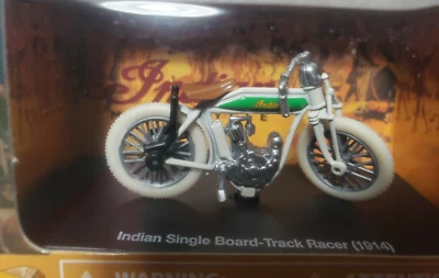 NEW RAY 1:32 INDIAN SINGLE BOARD TRACK 1914 INCREDIBLE DETAIL DIOROMA SEALED NEW - Image 1 of 4