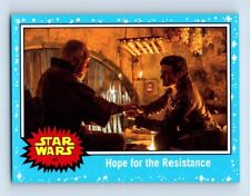 2017 Topps Star Wars Journey To The Last Jedi Blue Hope for the Resistance #40