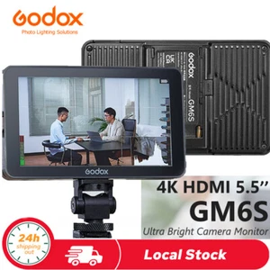 US Godox GM6S 5.5" 4K HDMI Ultra Bright Monitor 1920x1080 IPS Touch Screen - Picture 1 of 11