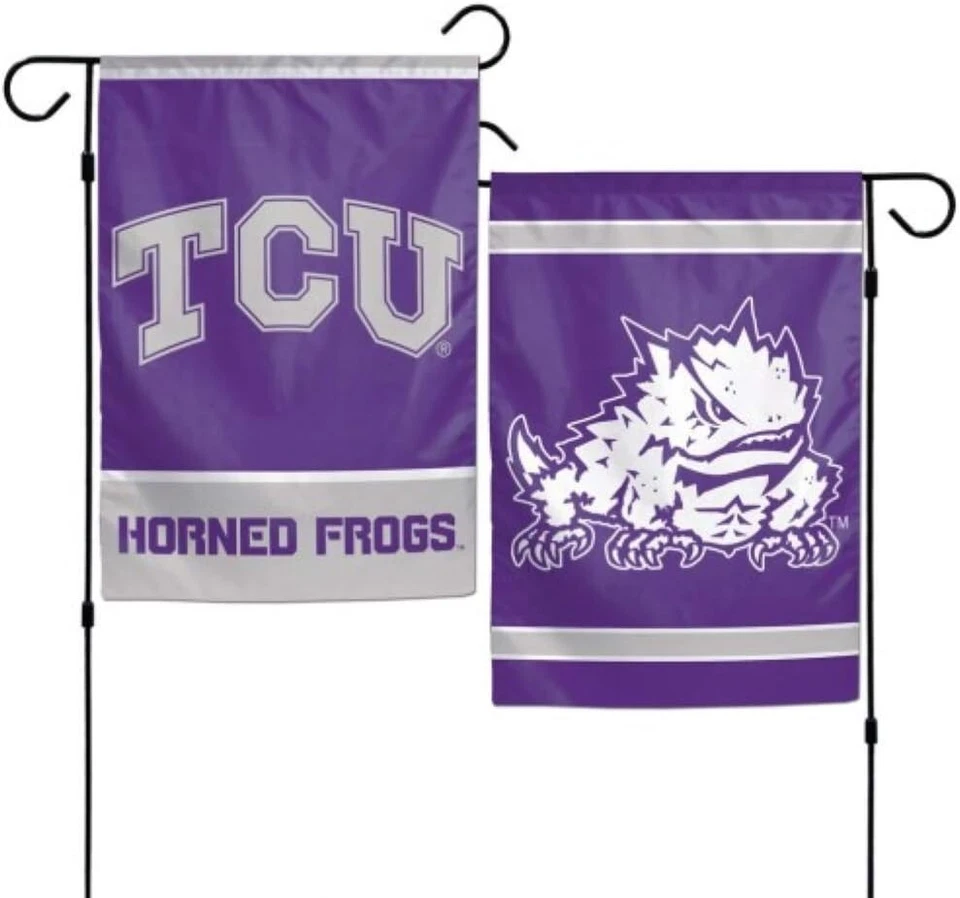 TCU Horned Frogs  Garden Flag 12x18 - Image 1 of 1