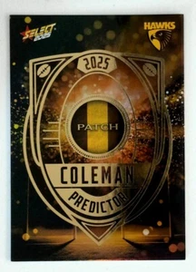 Parche predictor Coleman Hawthor #005/220 Select AFL Footy Stars 2025 BAJO - Imagen 1 de 3