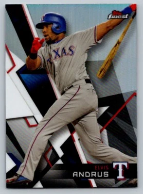 2018 Topps Finest #13 Elvis Andrus Refractor Rangers - Image 1 of 2