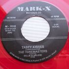 TUNEMASTERS red vinyl doowop reissue 45 TASTY KISSES / ONCE A HEART N-Mint e8581