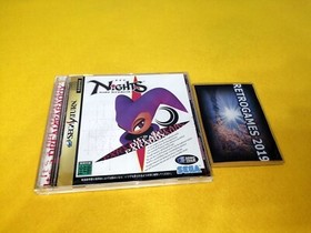 Nights Into Dreams  SEGA SATURN SS SPINE CARD + REG CARD