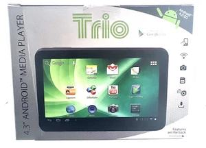MEDIA PLAYER Trio Stealth Lite 4GB 4,3" Android 4.0C OS WLAN - Schwarz NEU - Bild 1 von 7