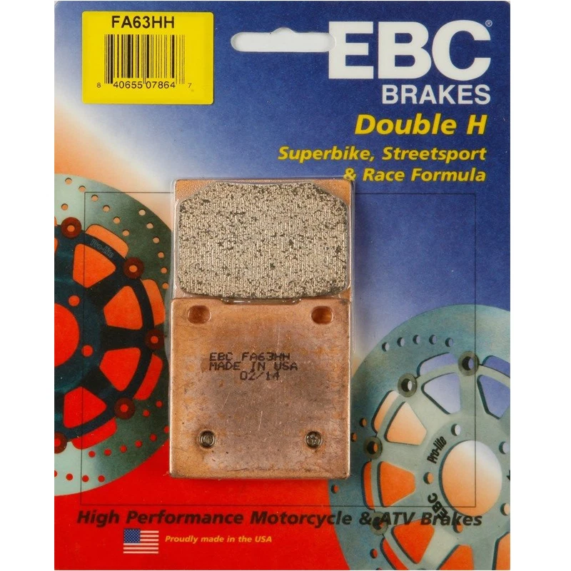 EBC Sintered Double H Rear Brake Pads Suzuki GS500E, GS500F, GS550ES - Image 1 of 1