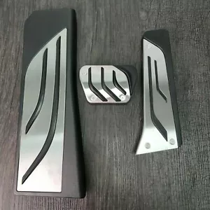 For BMW 5 6 7 Series F10 F11 F12 F07 GT F01 F02 No-Drilling AT Foot Pedal Cover - Picture 1 of 2