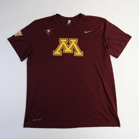 Minnesota Golden Gophers Nike Nike Tee Short Sleeve Shirt Men's Maroon Used Cover