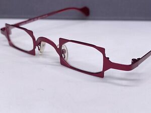 Iyoko Inyake Brille Damen oval Rot dunkel Rechteckig kleine Gläser  IY 145