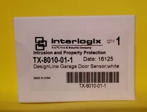 Interlogix DesignLine Garagentorsensor weiß TX-8010-01-1 NEU VERSIEGELT - Bild 1 von 2