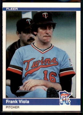1984 Fleer Frank Viola #575 Minnesota Twins - Image 1 of 2