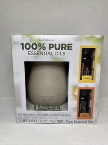 Scentsationals 3 Pc Diffuser And Essential Oil Set New In Box NIB Lemon Orange - Picture 1 of 4