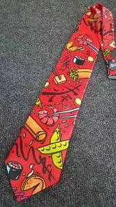De colección 1993 nueva corbata Ralph Marlin comida para llevar #V52* - Imagen 1 de 2
