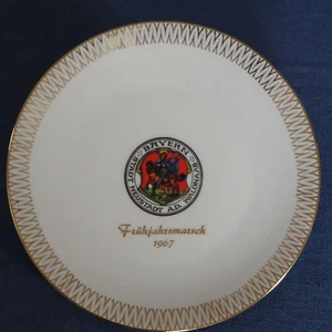 Plankenhammer Porzellanteller Wandteller Frühjahrsmarsch 1967 Neustadt Waldnaab - Bild 1 von 4