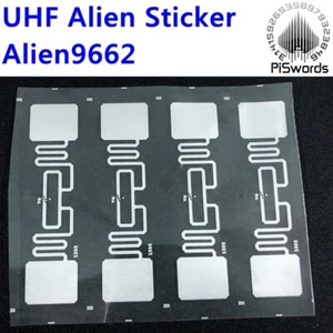 10pcs lot UHF RFID Alien Sticker with Alien9662 860~960MHz - Picture 1 of 1