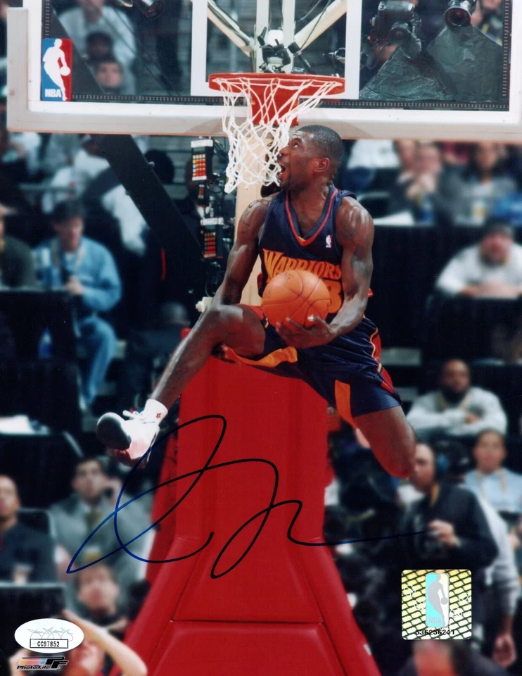 Auténtica foto brillante firmada por Jason Richardson Golden State Warriors 8x10 JSA Foto 1 de 1