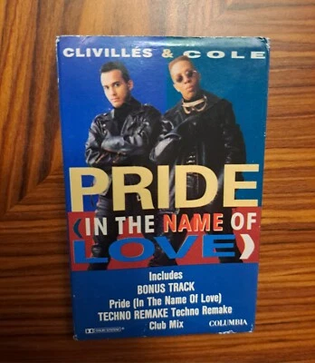 Clivilles & Cole Pride (In The Name of Love Cassingle 1991 Maxi Single  - Image 1 of 4