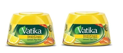 Vatika Dandruff Guard Styling Hair Cream With Lemon Tea Tress& Almond 2X 210 ml - Image 1 of 2