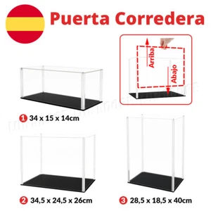 Puerta Corredera Acrílico Vitrina Caja Transparente Prueba Polvo Grande Estable - Imagen 1 de 20