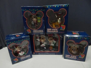 ENESCO Tree-Rific Treasures Disney Mickey Mouse Christmas ornament lot + pluto - Picture 1 of 4