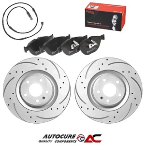 JUEGO DE DISCOS DE FRENO DELANTEROS PERFORADOS Y RANURADOS Y PASTILLAS BREMBO PARA BMW SERIE 5 535D F10 - Imagen 1 de 1
