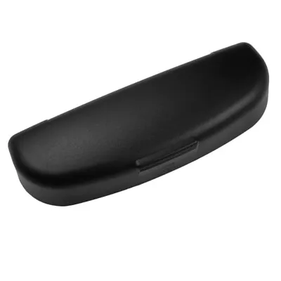 1pc Front Car Glasses Sunglasses Holder Case Storage Box For Car Use (Black) • 13.48€