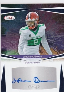 2025 Sage High Series #A-JO Jordan Oladokun Bowling Green Rookie Auto - Picture 1 of 1