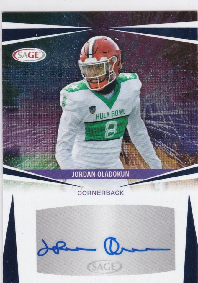 2025 Sage High Series #A-JO Jordan Oladokun Bowling Green  Rookie Auto - Image 1 of 1