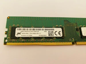 16GB DDR4 PC4-21300 2666MHz ECC Unbuffered UDIMM Workstation Micro Server - Picture 1 of 2