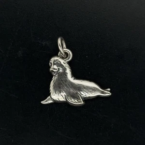 Retired James Avery Sterling Silver Girl Scout Cookies 1993 SEAL Charm - Bild 1 von 3