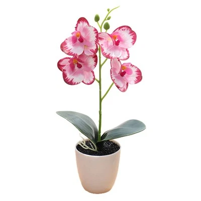 Decorative Orchid Office Artificial Orchid Potted Orchids ABS Material - Image 1 of 4
