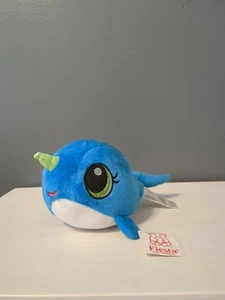 Fiesta Animación Luna Brillo Narval Ballena Peluche Animal - Imagen 1 de 4