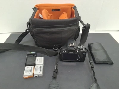 Canon EOS Rebel T3i 18MP Digital Camera Body/ Charger & 3 Batteries - Image 1 of 4