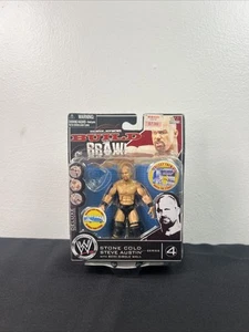 WWE Deluxe Build N' Brawl Stone Cold Steve Austin W/ Semi Circle Wall Series 4 - Picture 1 of 9