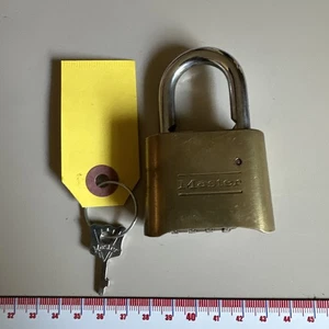Master Lock 175D Combination Padlock W Change Key - Picture 1 of 3
